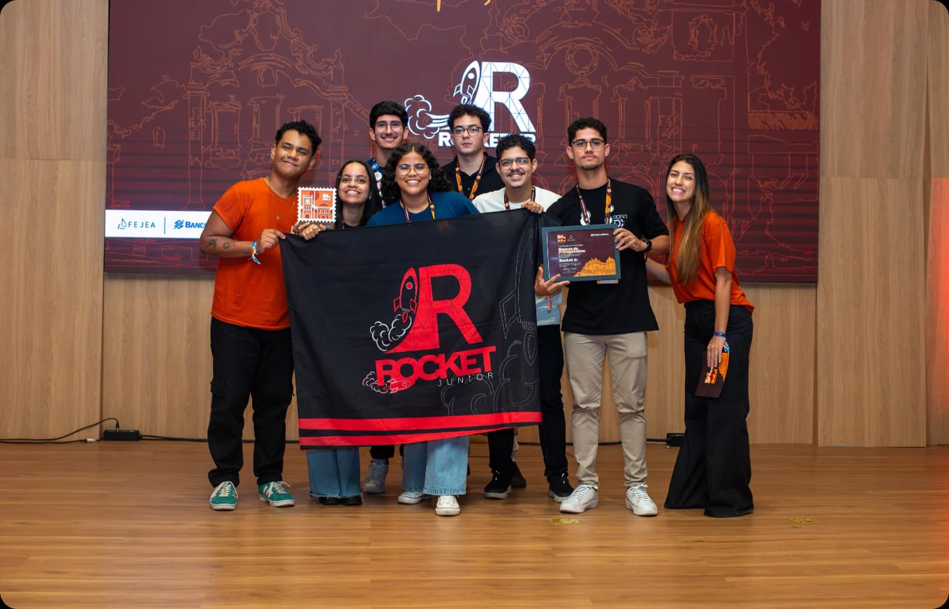 Foto da equipe RocketJR